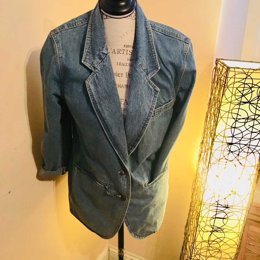 You want me jean blazer
